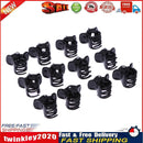 100pcs/Bag Black Hair Clips Clipper Clamp For Women Ladies Plastic 6 Claws Newly