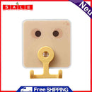 Cute Wall Hanging Double Hook Load-bearing 360 Rotary Free Punching Hanger Racks