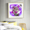 Oil Paint By Numbers Picture DIY Painting Rose Cat Painting Kit Acrylic Paint