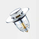 Sink Drain Plug With Anti-clogging Basket Wash Basin Bounce Drain Filter