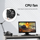 Dual Heat Pipes CPU Cooler 12V Desktop CPU Fan Silent Radiator