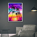 5D DIY Full Drill Diamond Painting Sea View Embroidery Mosaic Craft Kits Deco