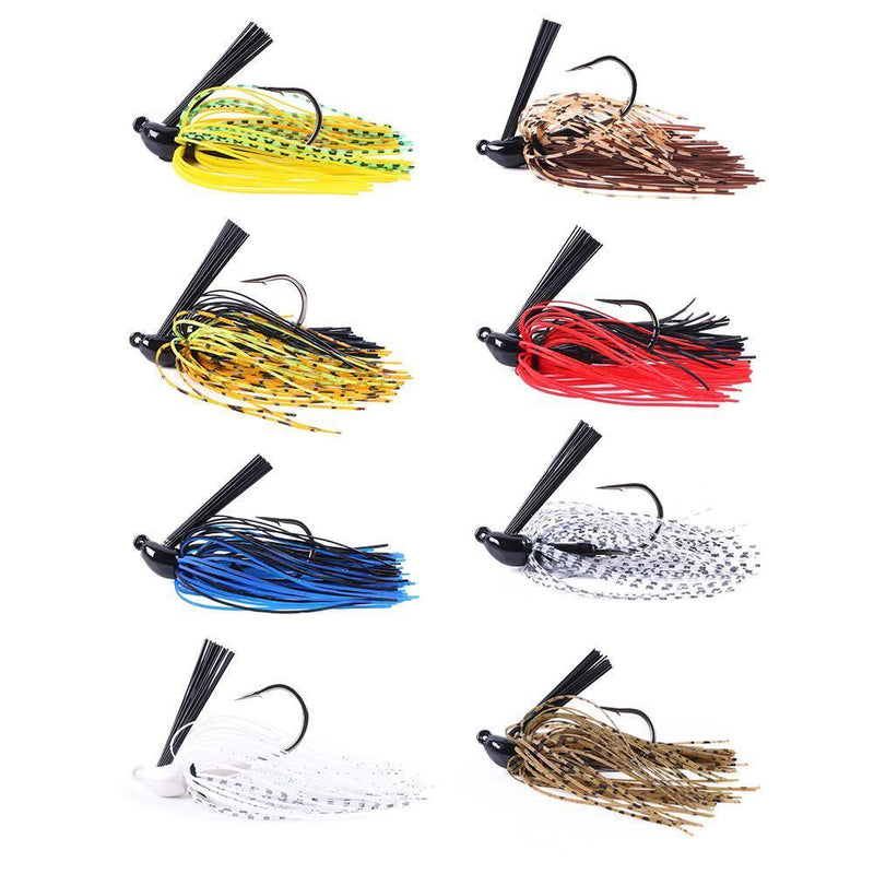 7cm 10g Fishing Lures Chatterbait Spinnerbait Artificial Wobbler Baits (8)