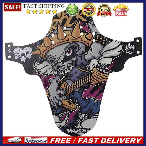 Bicycle Front Rear Mudguard Fender Cycling MTB Bike Fender with 5 Fixing Stra