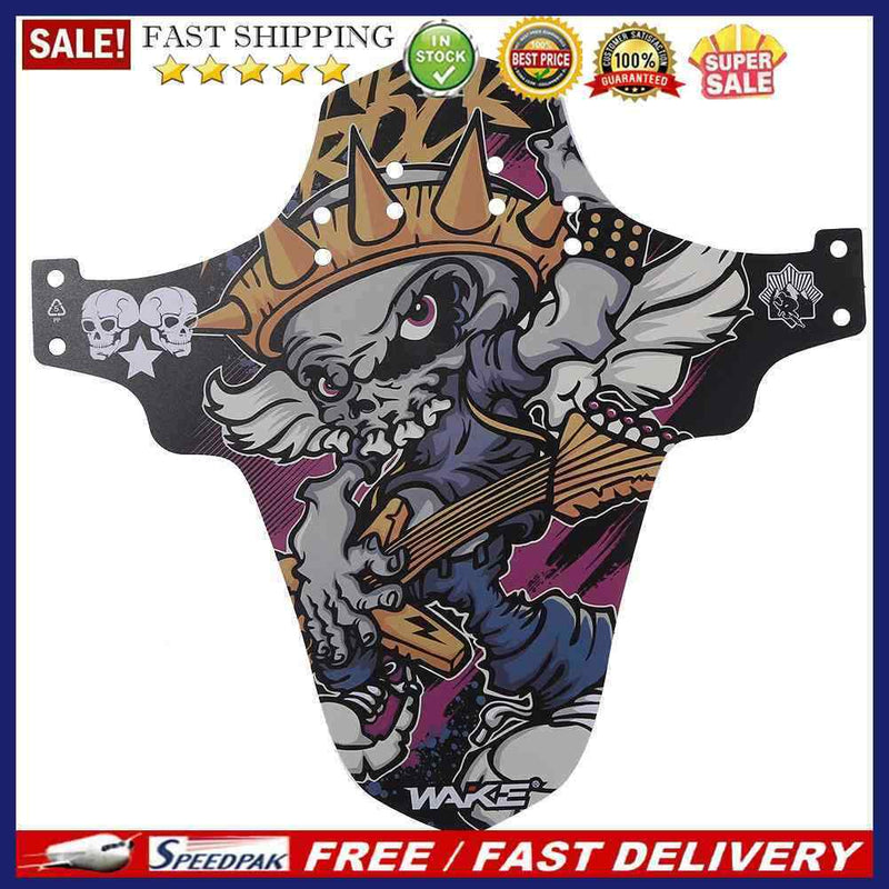 Bicycle Front Rear Mudguard Fender Cycling MTB Bike Fender with 5 Fixing Stra