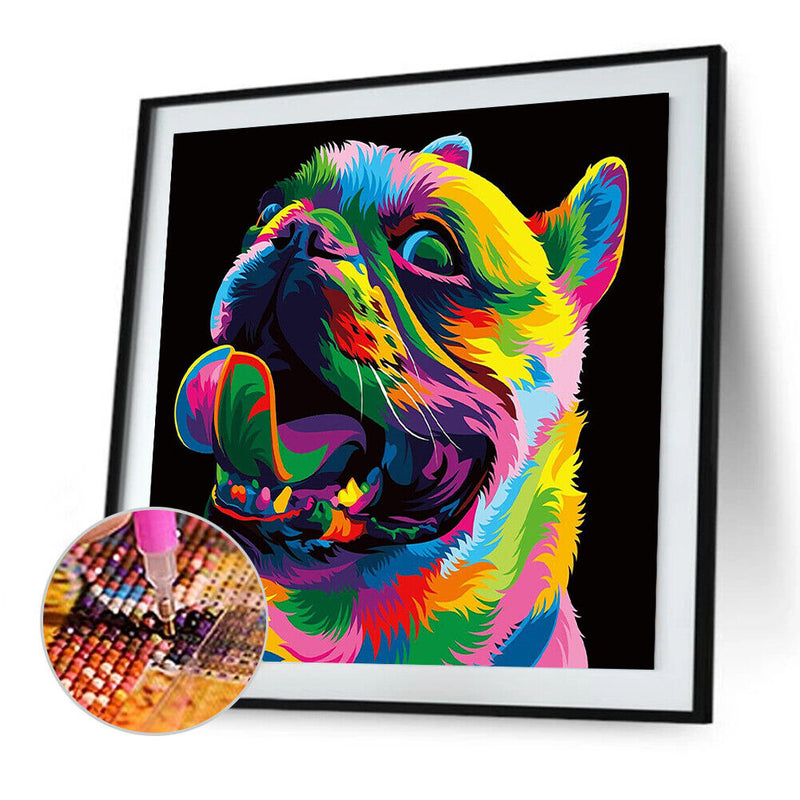 5D DIY Full Drill Diamond Painting Dog Embroidery Cross Stitch Mosaic Decor Kit