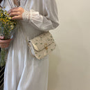 Lace Flower Shoulder Crossbody Bag Straw Beach Messenger Woven Purse Handbags