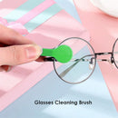 #A Eyeglass Cleaner Brush Portable Mini Two-side Spectacles Cleaning Wipes Tool