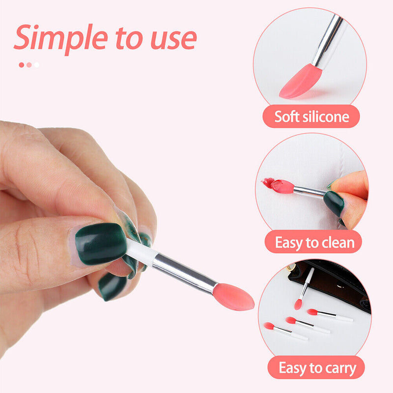 Exfoliating Lipstick Brush Silicone Lip Brush Creative Lipstick Brush Set