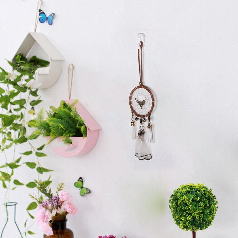 Decorative Feather Ornament Car Pendant Dream Catcher Hanging Wind Chimes