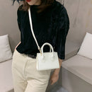 Fashion Solid Color PU Women Shoulder Totes Bag Female Portable Leather Handbag