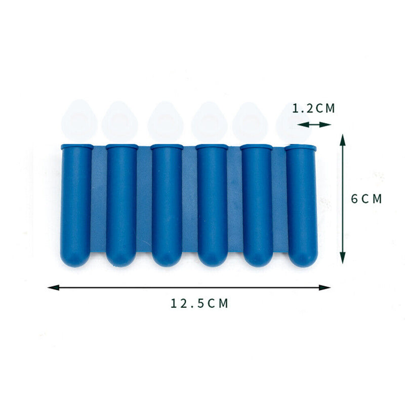 Mini Popsicle Maker DIY Silicone Ice Cube Mold for Beverage (Navy Blue) Newly