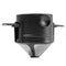 350ml Stainless Steel Vacuum Flask Handle Lid Portable Water Cup (Black)