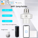 Smart Light Bulb Socket Adapter APP Control Voice Controller Night Lights Head