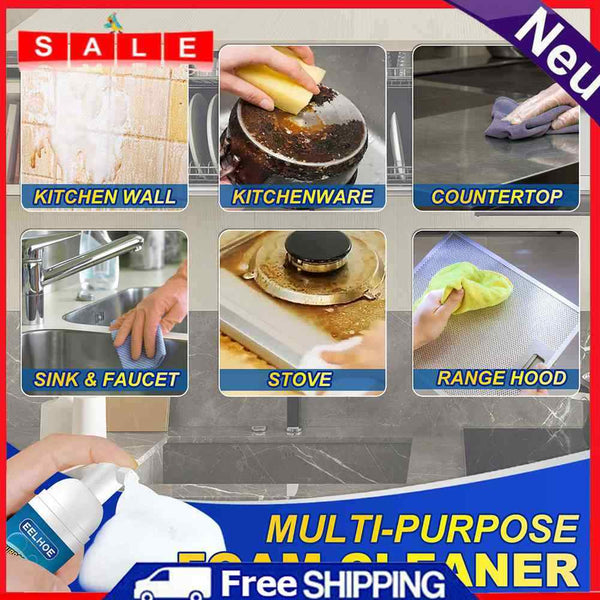 100ml Kitchen Stove Grease Foam Cleaner Rust Stains Laundry Remover Tools For