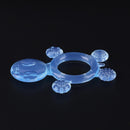Cute Baby Teether Kids Silicone Teething Chewable Pacifier (Blue Tortoise) Newly