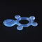 Cute Baby Teether Kids Silicone Teething Chewable Pacifier (Blue Tortoise) Newly