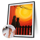 DIY Canvas Paint By Numbers Set Oil Hand Painted Scenery Drawing Kit Home Cra