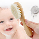2Pcs Baby Shampoo Bath Brush Bath Rub Toiletries Comb Care Set Wool Brush Newly