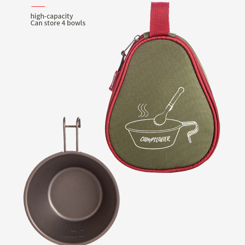 Camping Tableware Storage Bag Handheld Sierra Cup Bowl Oxford Cloth Carrier B