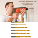 6pcs 3-8mm Drill Bits Straight Shank HSS Wood Punching Twist Drill Bits