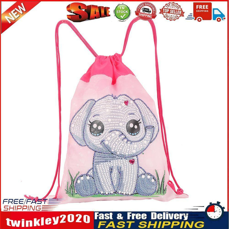 Diamond Painting DIY Special Shaped Drill Elephant Backpack Kit (WXC069) Newly