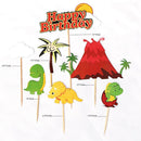 Party Decor Tree House Funny Sun Animal Happy Birthday Cake Topper Jungle Theme