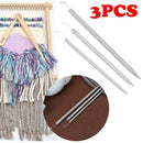 Knitter Crochet Hook Nylon Wire Yarn Sewing Needles Knitting Needles Big Eye
