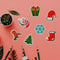 DIY Christmas Full Drill Round Diamond Painting Stickers Children for Home Decor