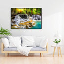 5D Full Round Drill Diamond Painting Kit River Scenery House Decor for Adults