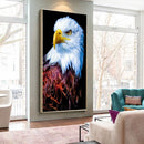 White Eagle Oil Paint By Numbers Kits Canvas DIY Picture Craft Coloring Drawing