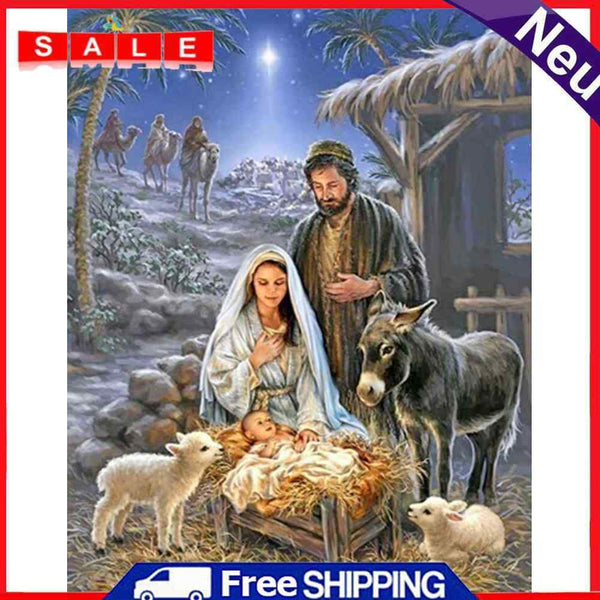 Full Cross Stitch 11CT Shepherd Stamped Embroidery DIY Crafts Home Decorations