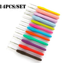 Handle Soft Grip Craft Tools Knitting Needles Aluminum Weave Yarn Crochet Hook