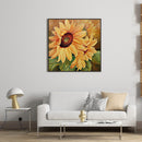 5D DIY Diamond Painting Full Round Drill Sunflower Decor Rhinestone Art Crafts
