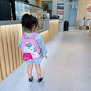 Kindergarten Cute Cartoon Animal Backpack Children Knapsack Handbags (Pink)