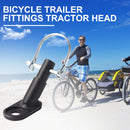 Bicycle Trailer Hitch Coupler Set Bike Children Trailer Traction Head Towbar