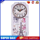 Europe Style Retro Wall Clock Hang Living Room Bedroom Home Bar Decor (4)