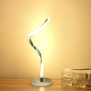 LED Spiral Table Light Eye Protection Reading Lighting Lamp (Warm Light) Newly