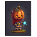 11CT 3 Beach Full Embroidery Pumpkin Cotton Print Cross Stitch Home Decoration