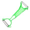 Plastic Double Head Fruit Vegetables Peeler Potato Carrot Grater (Green)