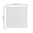Cards Making DIY Falling Snow Stencil Template Embossing Scrapbooking