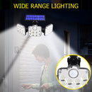 145LEDs 3 Head Light PIR Sensor Solar Outdoor Waterproof Lamp (JD-2858) Newly