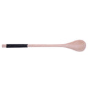 Long Handle Wooden Spoon Dessert Coffee Stirring Spoon(Khaki)(Black thread)