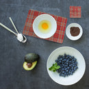 12pcs Christmas Placemat Ornament for Home Kitchen Table Desk Mat Christmas Gift