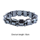 Punk Black Hematite Bracelet Men Women Healthy Bracelets Handchain Jewelry