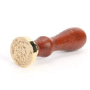 Retro Cartoon Pattern Wax Seal Stamps Wood Handle Letter Sealing Wax (F339)