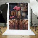 Love Digital Photography Background Fabric Photo Prop Studio Backdrop Decor