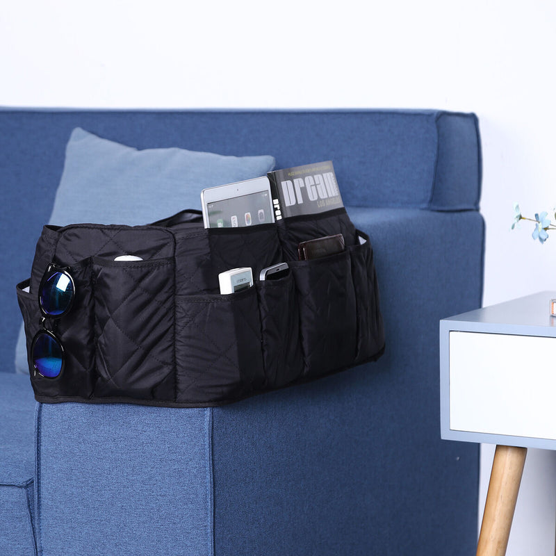 Armchair Caddy Sofa Remote Holder on Couch & Chair Arm for TV Remote Contro