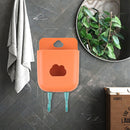 Phone Wall Mounted Holder Detachable Hook Plug Charging Organizer (Orange) Newly