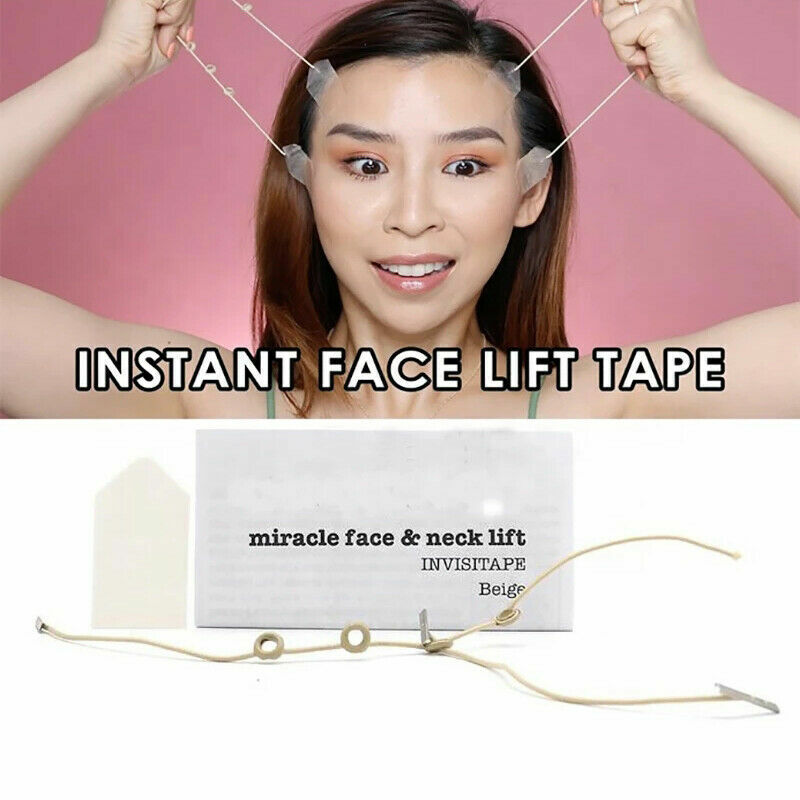 40 Pcs Face Lifting Tape Invisible V-Line Patch Bands Kit Thin Facial Stick